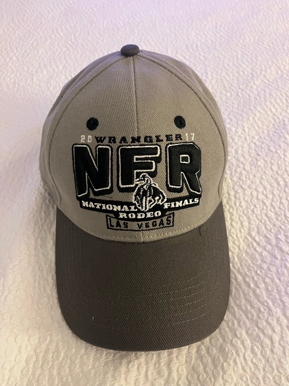 NFR Embroidered Rodeo Cap - Gray